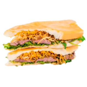 Pan con churrasco
